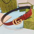 GG Marmont Belt 3cm Suede Leather GHW 212490