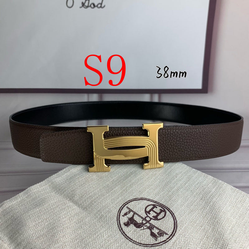 HBL5 Real leather 3.8CM 95-125CM Belt with all packing |Hermès belt