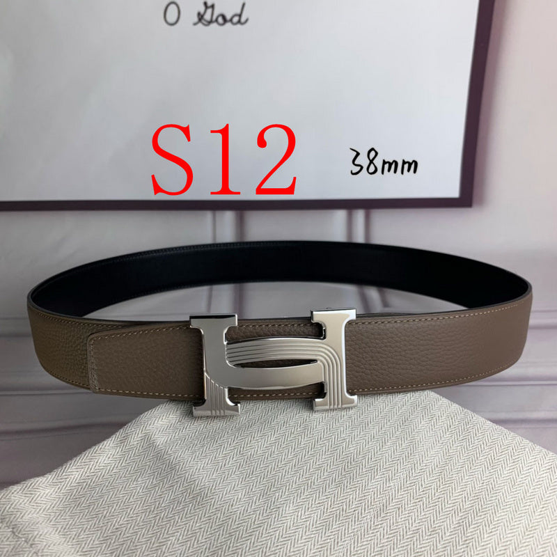 HBL5 Real leather 3.8CM 95-125CM Belt with all packing |Hermès belt