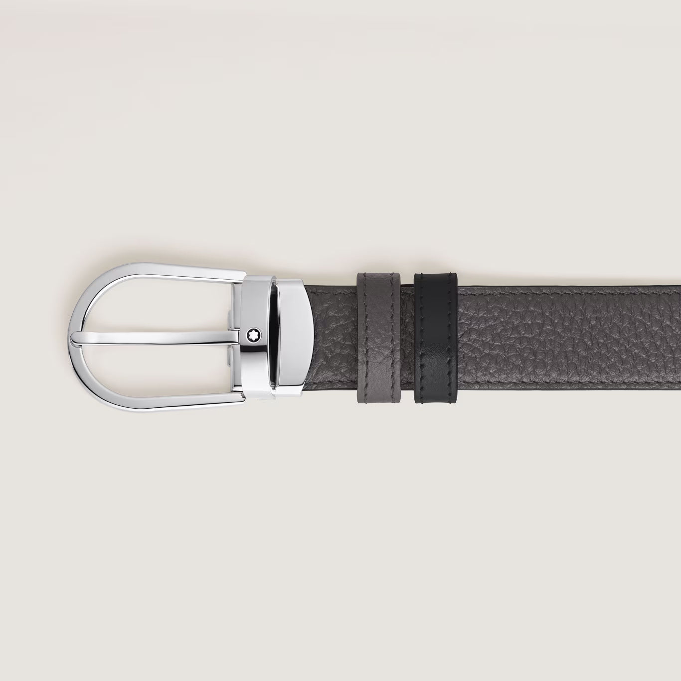 Montblanc reversible belt Meisterstück 30 mm forged iron black 223369